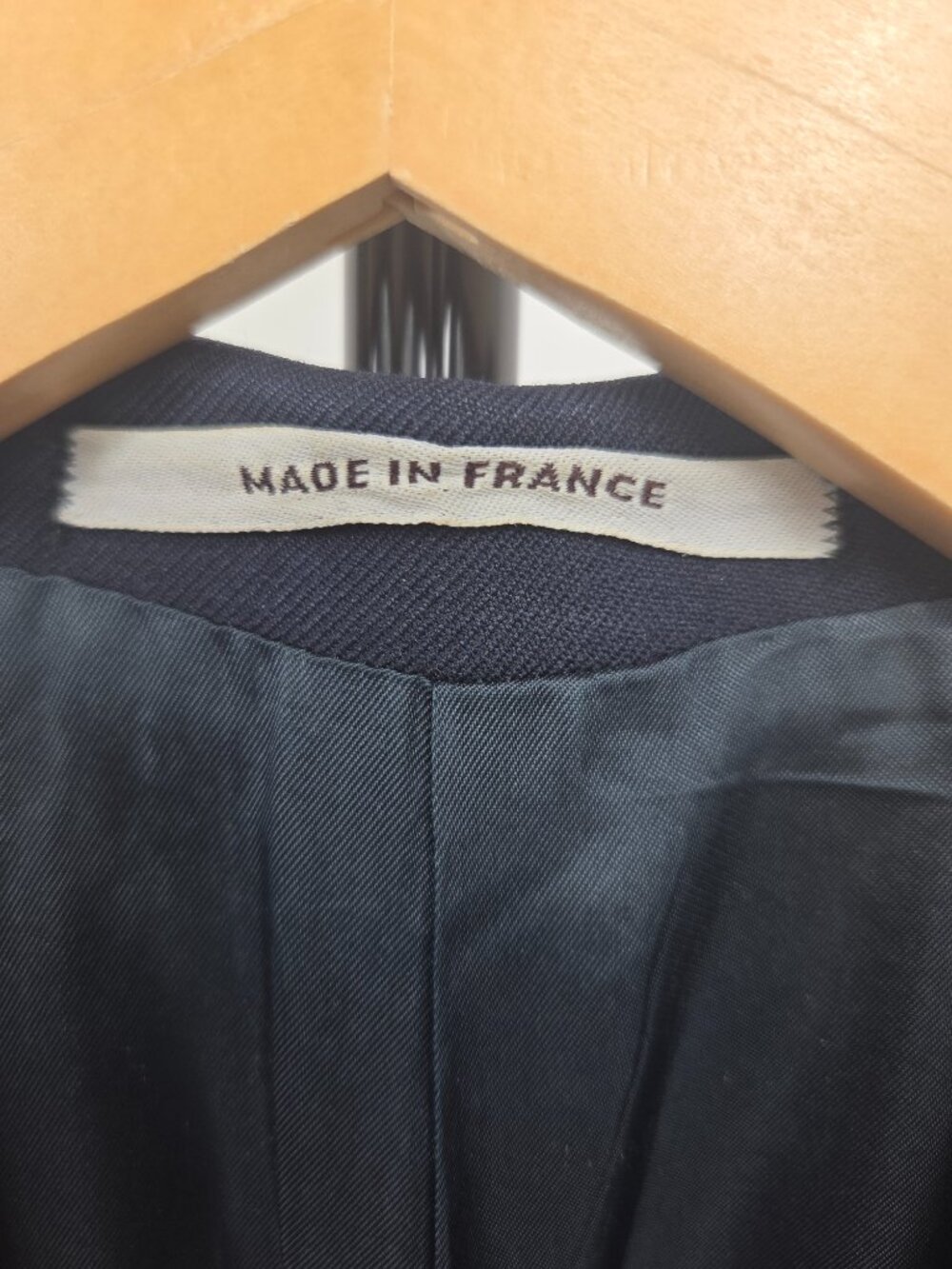 Vintage Yves Saint Laurent Monsieur Men’s Navy Wool Blazer – Made in France - Picture 5 of 14